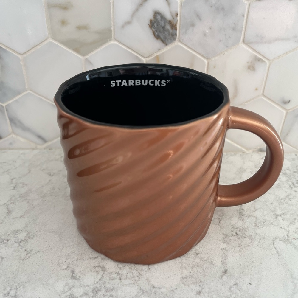Starbucks Copper Swirl Ceramic Mug, 14 oz - Picture 1 of 6